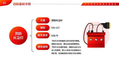 中小学消防火灾安全主题教育ppt模板