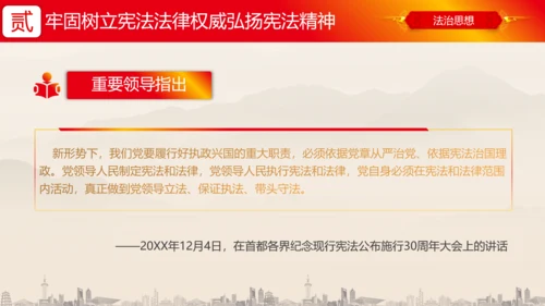 坚持依宪治国依宪执政法治思想ppt党课模板