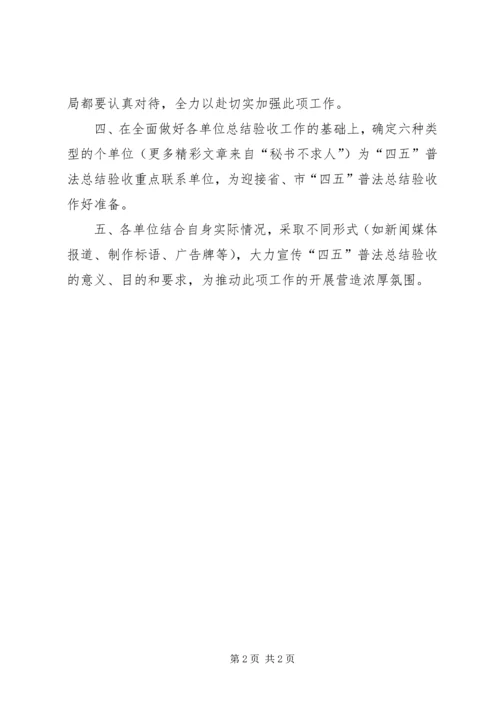 我县全面安排布置“四五”普法总结验收工作.docx