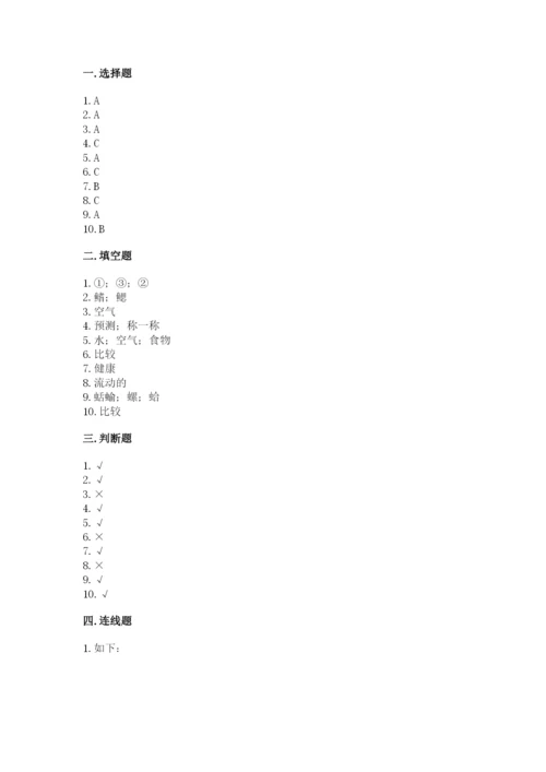 教科版一年级下册科学期末测试卷附完整答案（夺冠系列）.docx