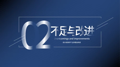 蓝色商务风职场员工竞聘述职总结PPT模板