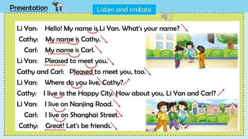 Unit 1 We have new friends .Lesson 5--lesson 6 课件(