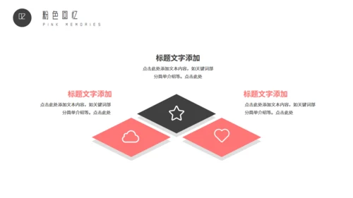 母亲节感谢有你粉色回忆感恩的心通用PPT模板