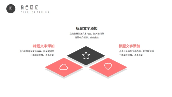 母亲节感谢有你粉色回忆感恩的心通用PPT模板
