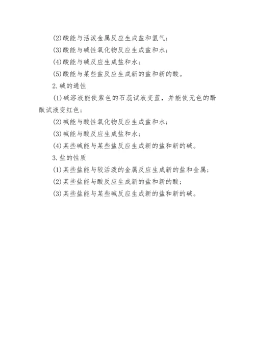 初中化学必背知识点汇总.docx