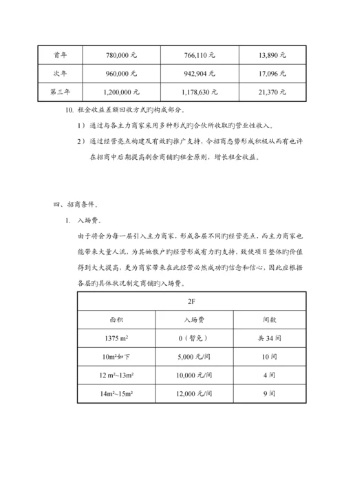 商业大楼招商专题方案.docx
