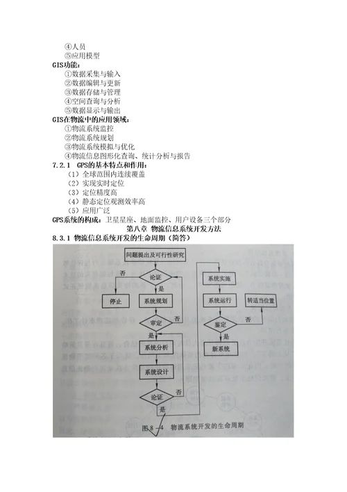 物流信息系统知识点