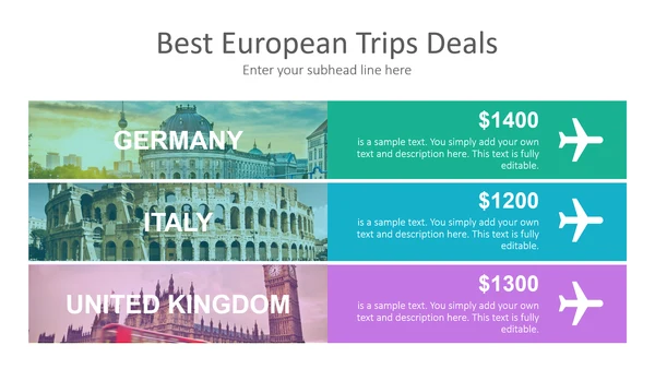 旅游景点推荐旅行度假社旅游行业动态PPT