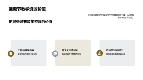 解读圣诞教学