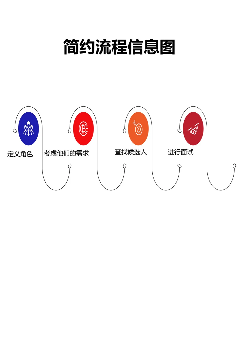 简约流程信息图