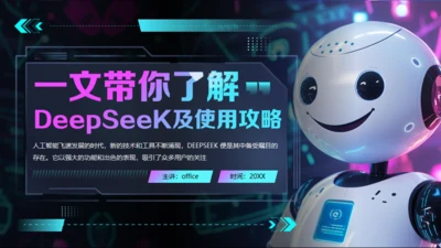 AI了解DeepSeek使用攻略通用PPT模板