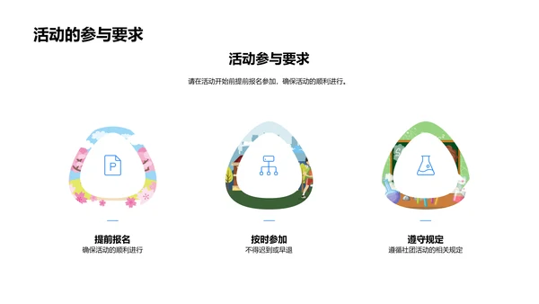 社团活动年度规划PPT模板
