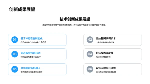农学技术的新篇章