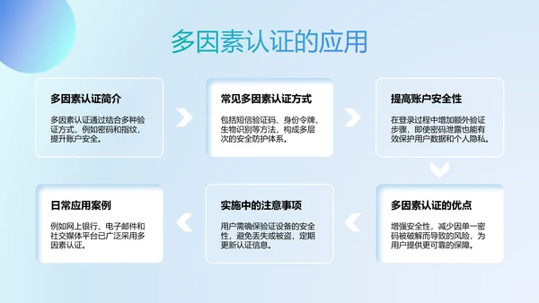 蓝色玻璃风网络安全教育PPT模板