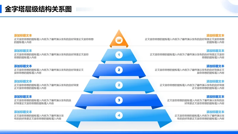 金字塔层级结构关系图