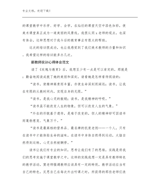 新教师实训心得体会范文优选例文19篇.docx