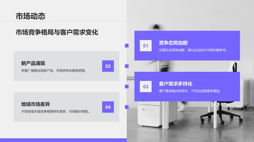 紫色商务风部门月度例会总结PPT模板