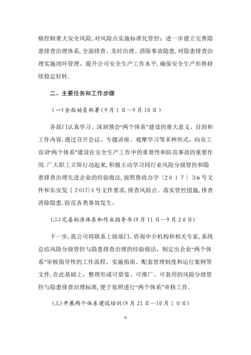 安全双重预防体系体系建设方案.docx