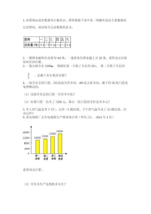 河南省【小升初】2023年小升初数学试卷（基础题）.docx