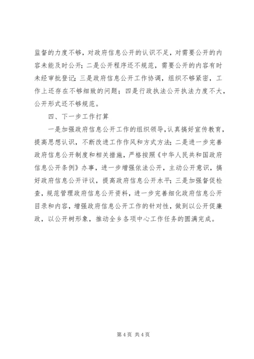 乡镇政府信息公开工作总结_1.docx