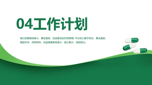 医疗医药代表工作总结动态PPT模板