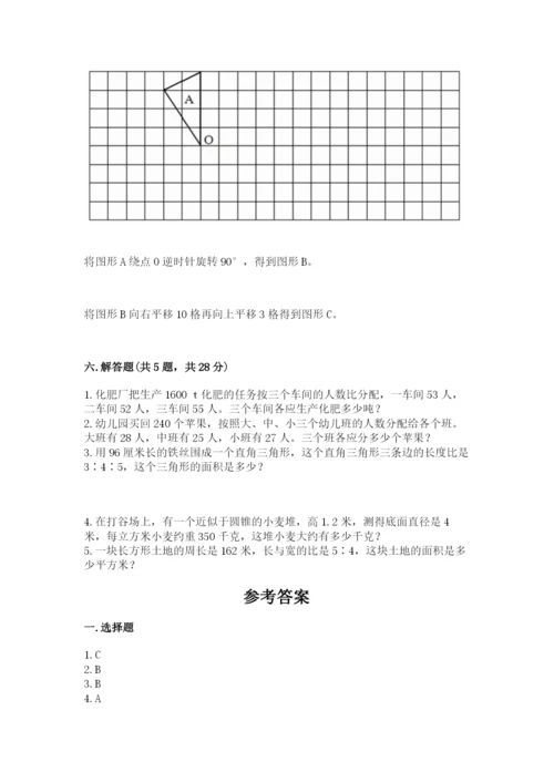 北师大版数学六年级下册期末测试卷精品【能力提升】.docx