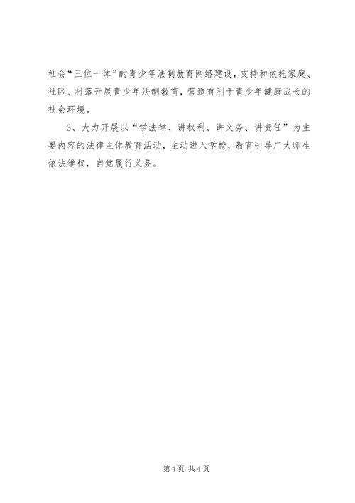 财政局法律六进指导方案.docx