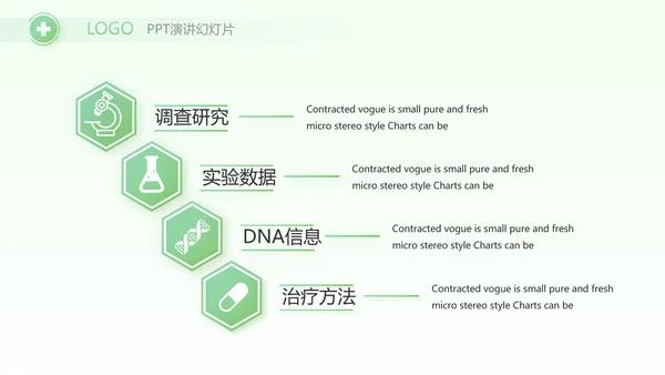 绿色小清新医生在线问答动态PPT