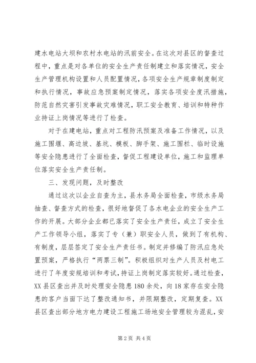 地方电力安全生产大检查情况汇报.docx