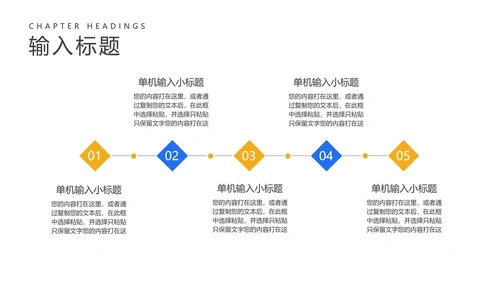 蓝色商务风工作总结汇报PPT模板