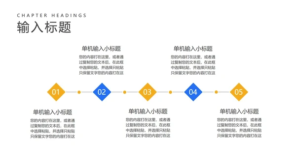 蓝色商务风工作总结汇报PPT模板