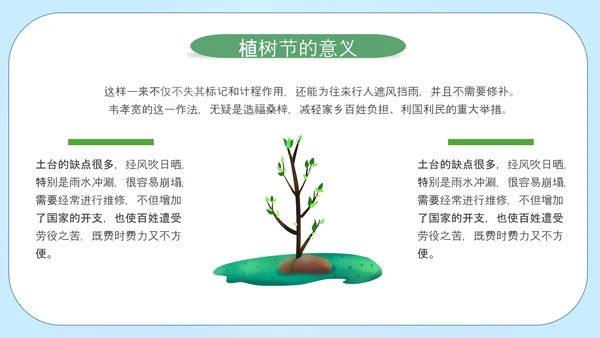312植树节活动PPT模板