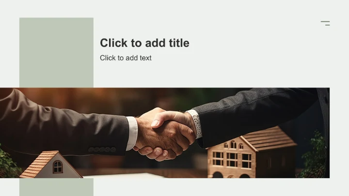 绿色商务风地产金融行业金融理财培训课件PPT主题