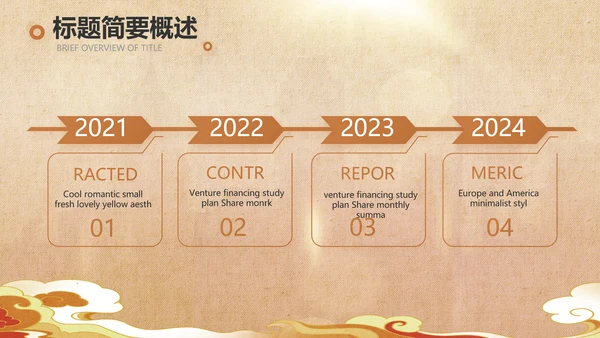 古典中国风国家博物馆动态PPT