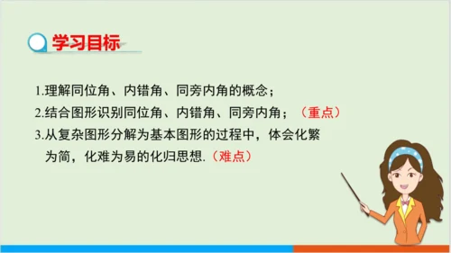 5.1.3同位角、内错角、同旁内角 教学课件--人教版初中数学七年级下