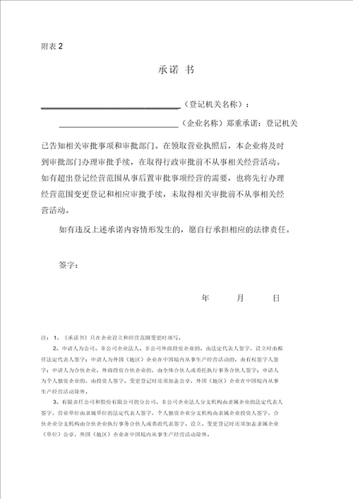 分公司、非法人分支机构、营业单位登记备案申请书