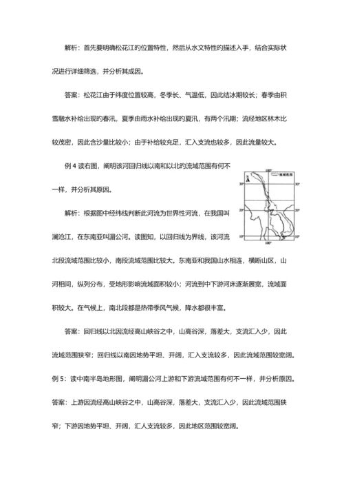 2023年河流专题知识点总结.docx