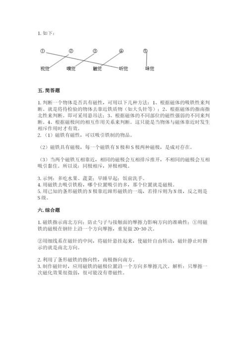 教科版小学科学二年级下册 期末测试卷【夺冠系列】.docx