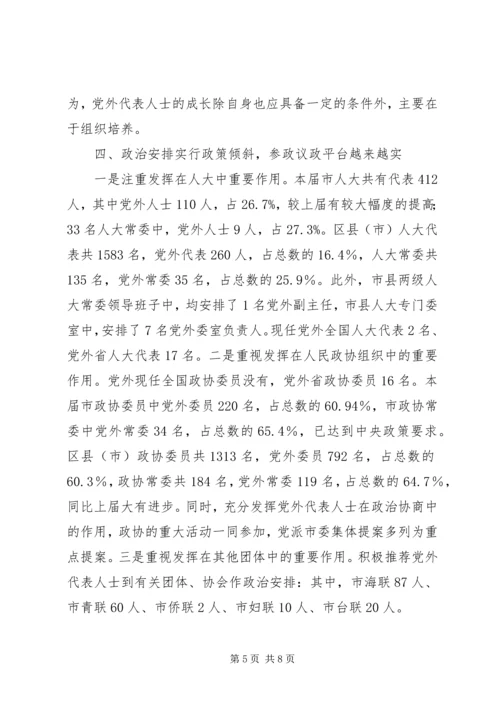 如何扎实推进党外代表人士队伍建设理论研究心得体会 (2).docx