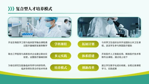 黄绿色简约风关于医疗行业共筑健康未来蓝图PPT模板
