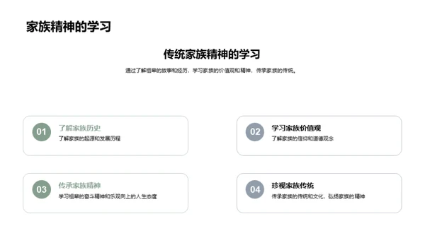 家族文化传承