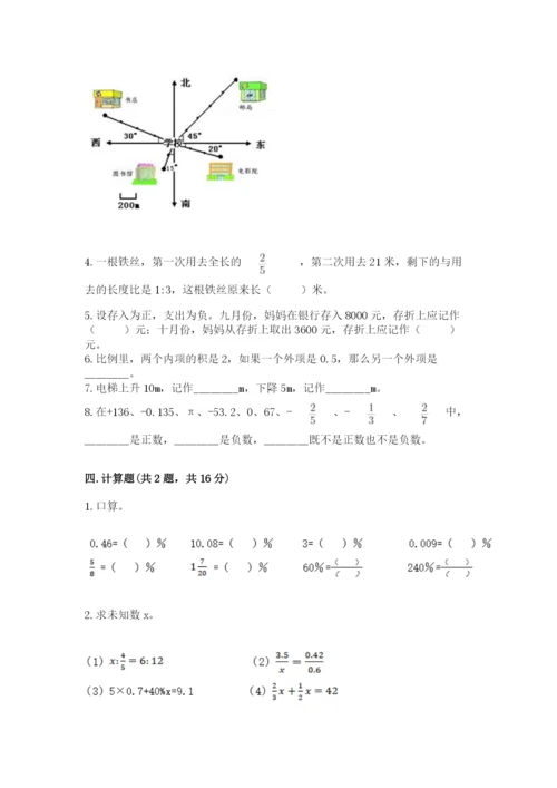 小学六年级下册数学期末卷附完整答案【全优】.docx