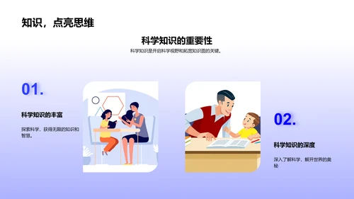 科学学习的重要性PPT模板