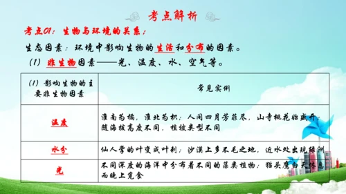 1.2 了解生物圈 2023-2024学年七年级生物上学期期末考点大串讲（人教版）(共28张PPT)