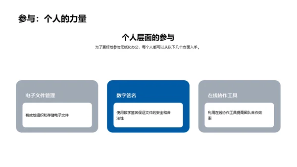 迈向无纸化办公