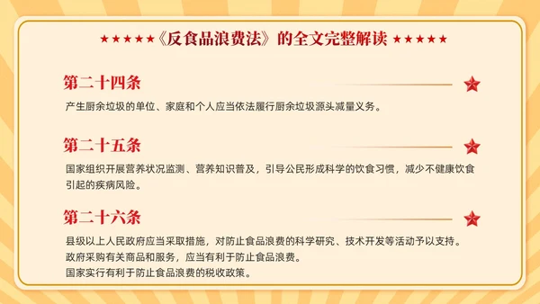 中华人民共和国反食品浪费法学习课件PPT党建
