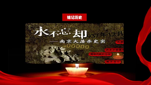 国家公祭日南京大屠杀通用PPT课件
