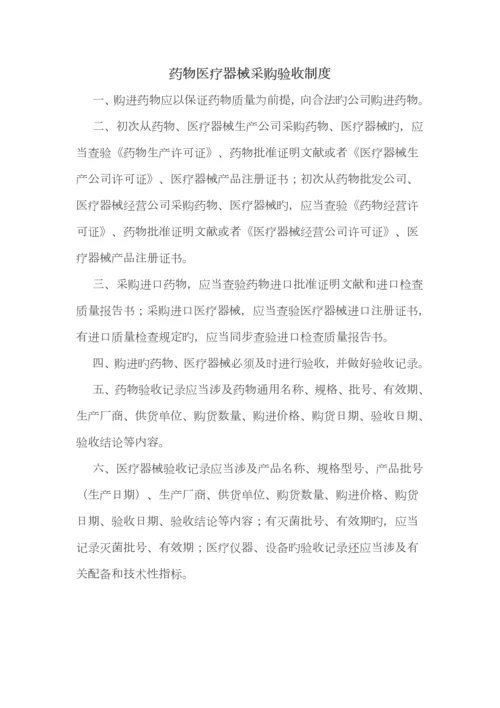 药品和医疗器械管理制度.docx