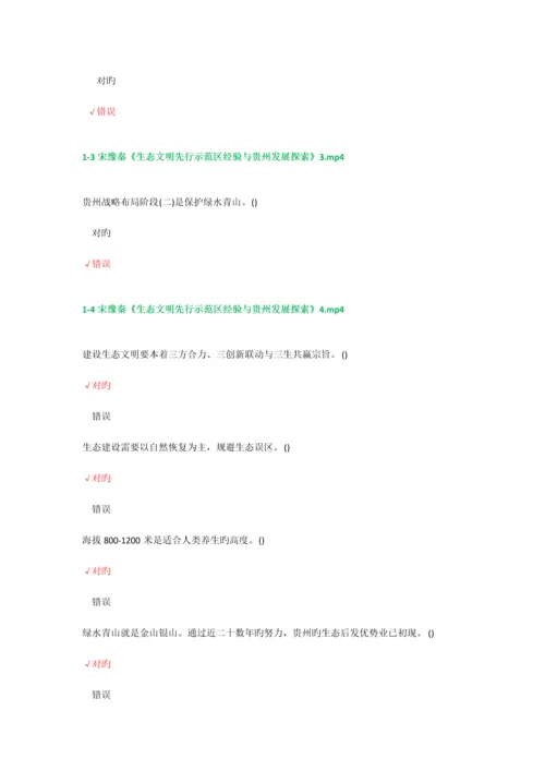 2023年贵州省专业技术人员继续教育问答及答案.docx