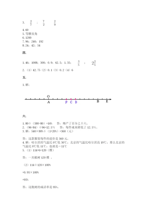 青岛版六年级数学下册期末测试题word版.docx